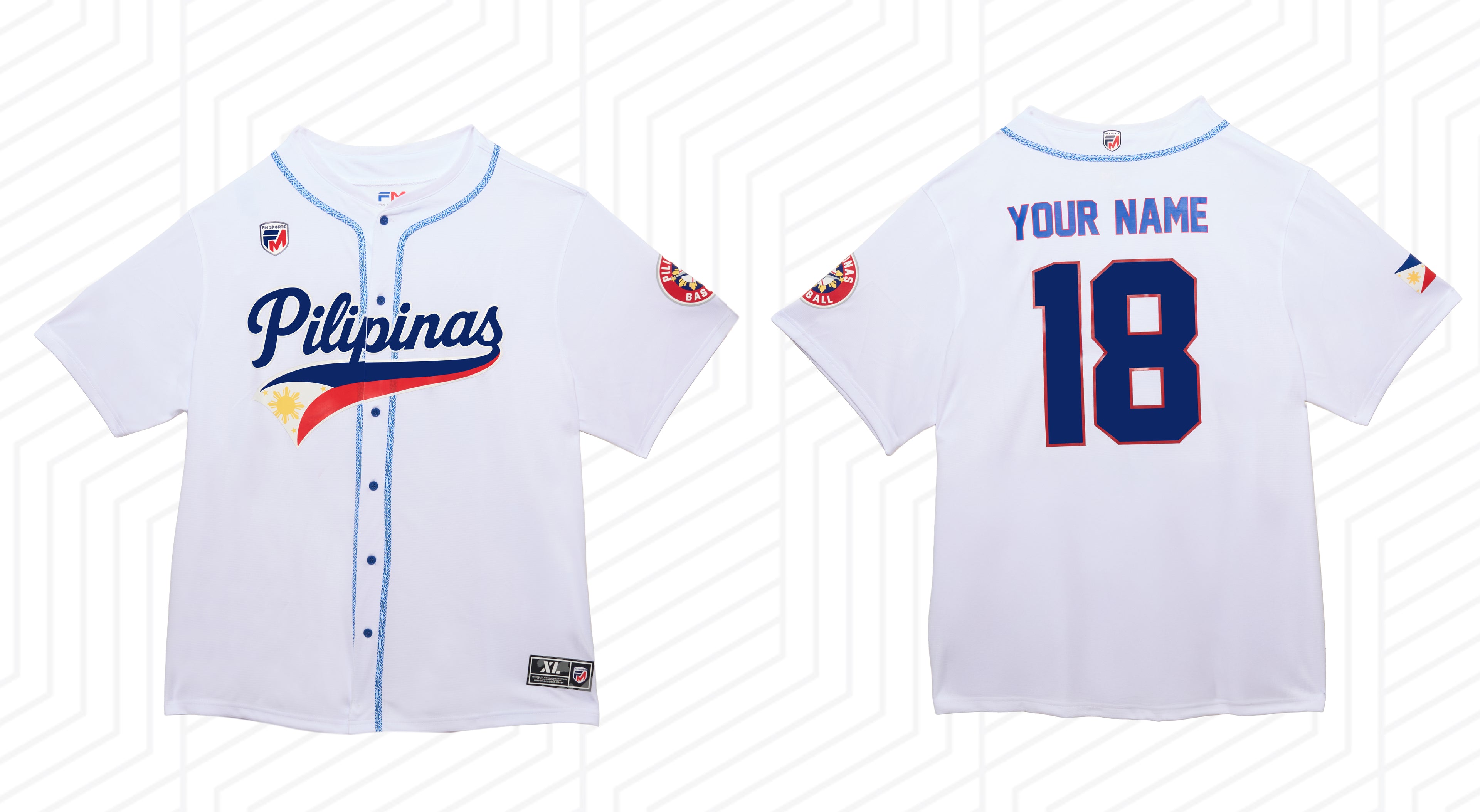 Pilipinas Heritage Baseball Jersey – Premium Edition